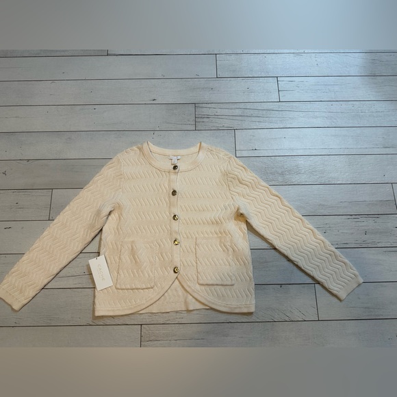 Cache Cream Textured Cardigan - Picture 5 of 10